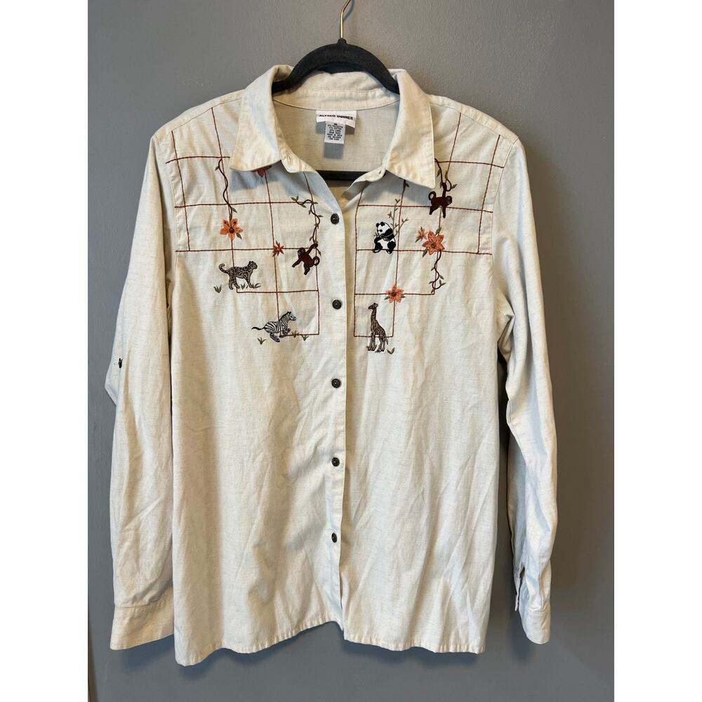 Vintage Embroidered Button Down